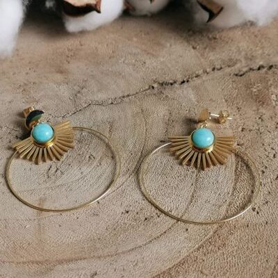GLORIA amazonite earrings