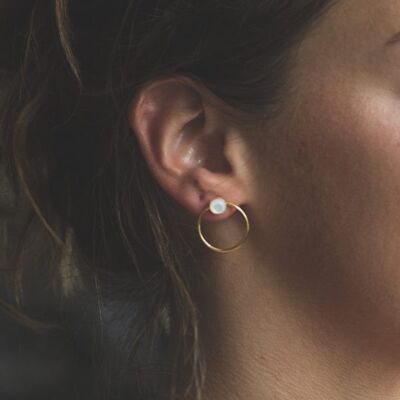 HÉLOÏSE mother-of-pearl earrings