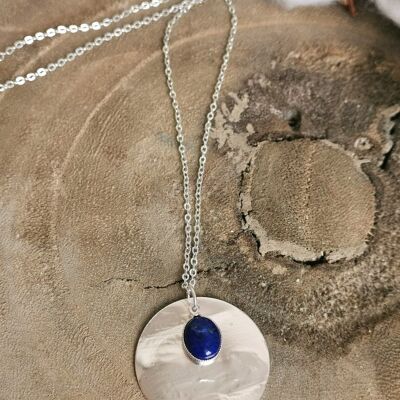 AMELIE silver lapis lazuli necklace