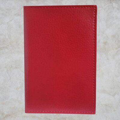 2 Folded Leather Car Paper Case (red)