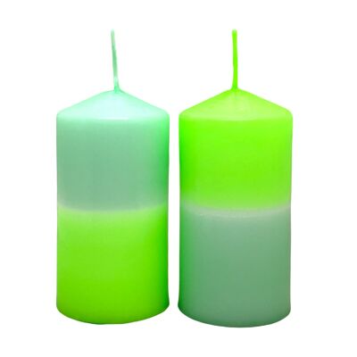 Size M gift pack of 2 neon green & mint