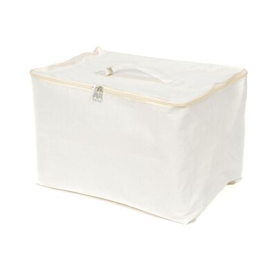 Cesta de almacenamiento blanda, 39 x 26 x H.27 cm, blanco, RAN8490