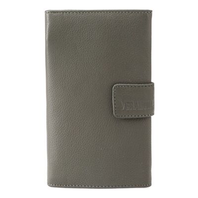 NATUTAL LEATHER WALLET MYRIAD FAIR TRADE PRODUCT metal cliff