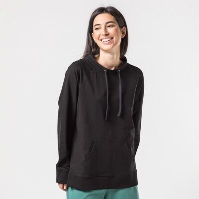 ORGANIC JOGI BLACK SWEATSHIRT