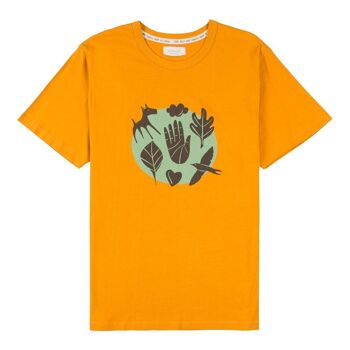 T-shirt Kako curcuma en coton bio 2