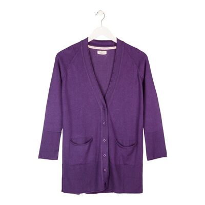 CARDIGAN DI COTONE BIOLOGICO FERT PRODOTTO DEL COMMERCIO EQUO SOLIDALE bootroot