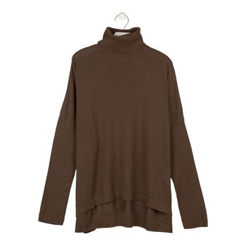 CARDIGAN EN COTON BIOLOGIQUE FERT PRODUIT ÉQUITABLE cacao 2