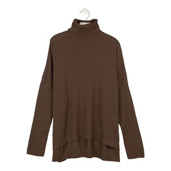 Pull Racha cacao en coton bio 1