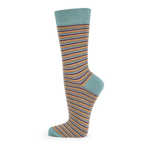 Veraluna socks stripes green 43-46
