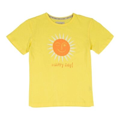 ORGANIC COTTON SHIRT AKIRA YELLOW FAIR TRADE PRODUCT