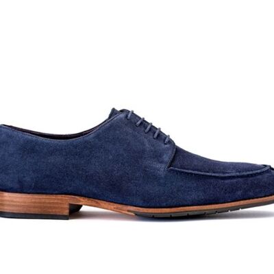 Jean shoe blue rubber sole