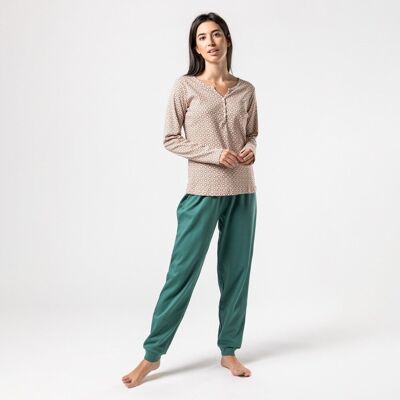 Pyjama en coton biologique Beta Rainbow Fir Produit équitable