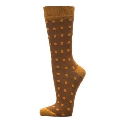 Veraluna organic socks dots aceite