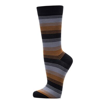 Veraluna organic socks multistripes crudo