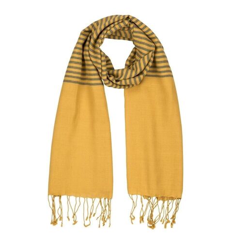 WOOL SCARF VIBES FAIR TRADE PRODUCT aceite abeto