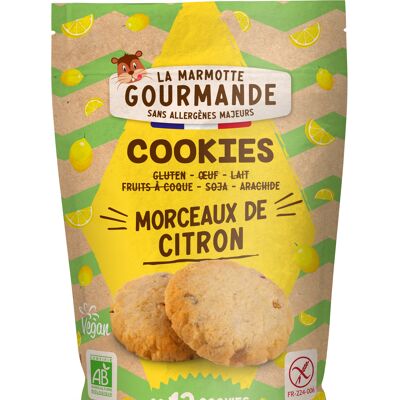 Cookies morceaux de citron