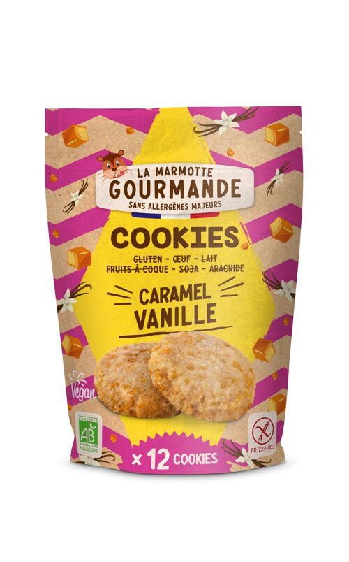 Cookies caramel vanille
