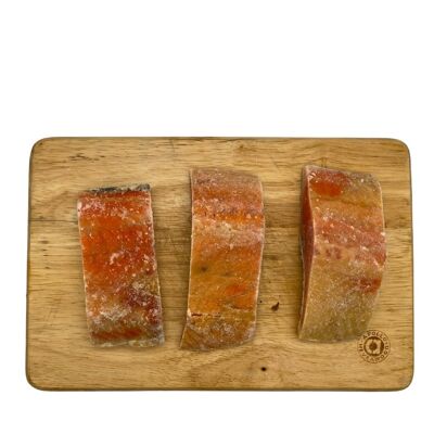 Morceaux de Saumon - Nourriture Crue pour Chien - 1kg