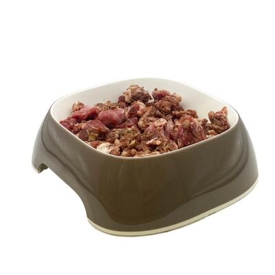 Canard et Boeuf Complet 80/10/10 - Nourriture Crue pour Chien - 1kg