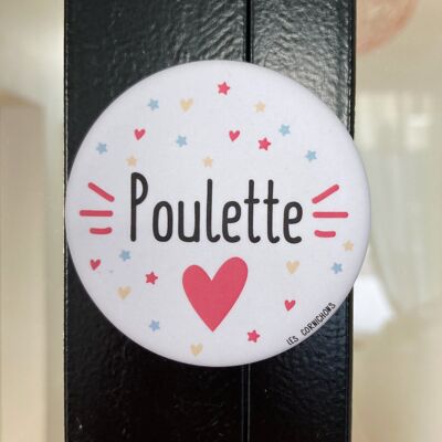 Magnet décapsuleur Poulette