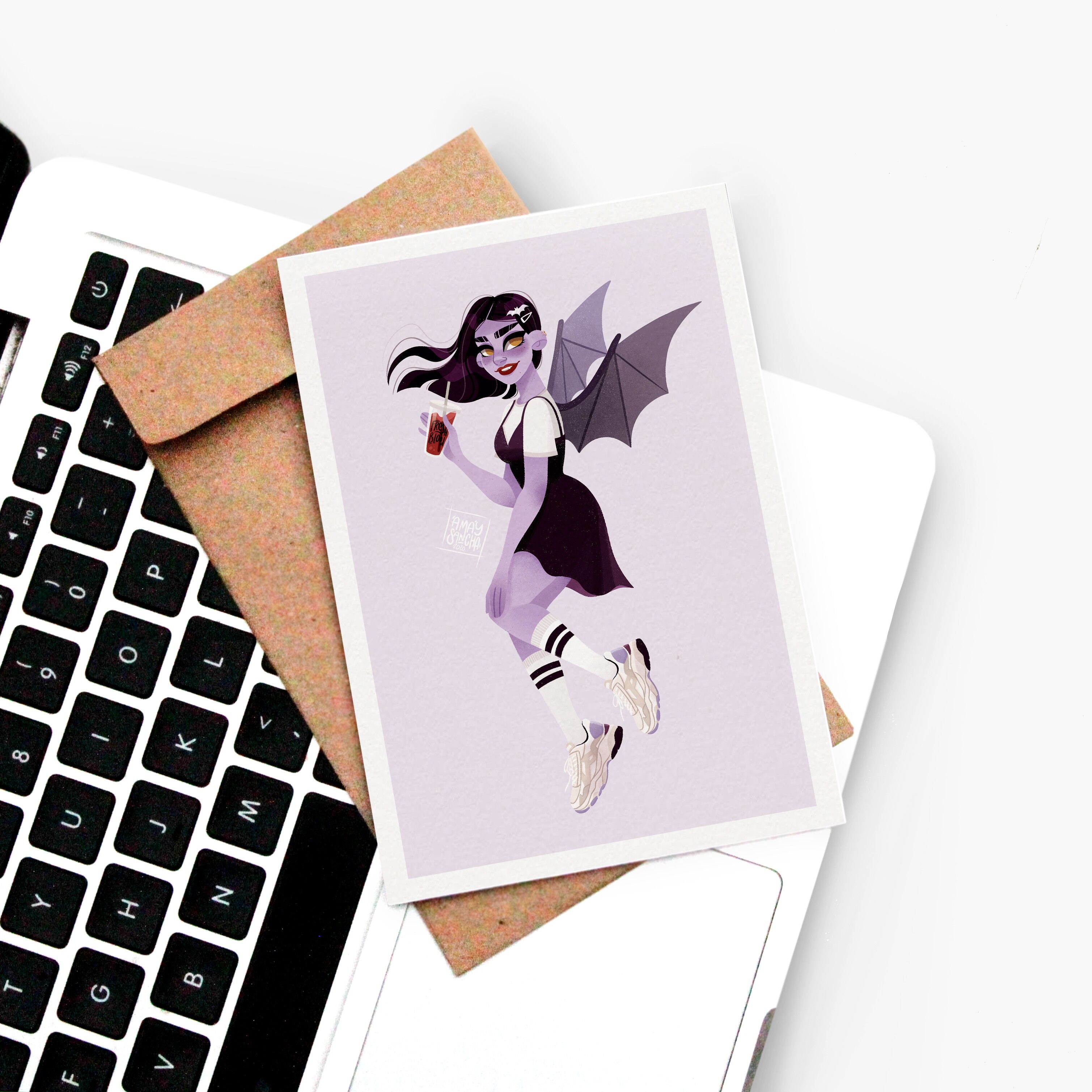 Carte Postale Vampirette 300