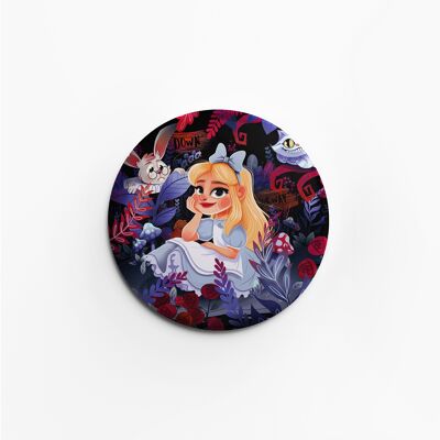 Badge Mat Alice au Pays des Merveilles 200