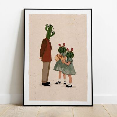 Poster di cactus il padre dei gemelli
