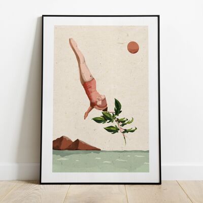 A4 Poster The Diving