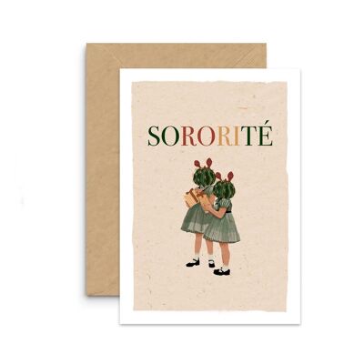 A6 Sorority card