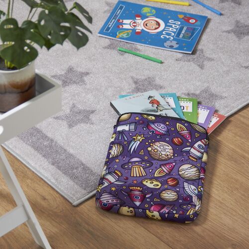 Purple Snugbook - Water resistant book pouch / Book cover