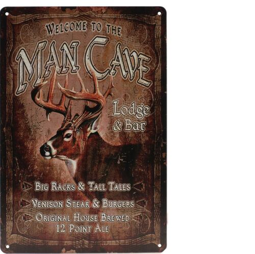 Mancave metal sign 20x30cm