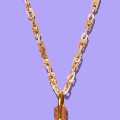 Chain Necklace - Marble