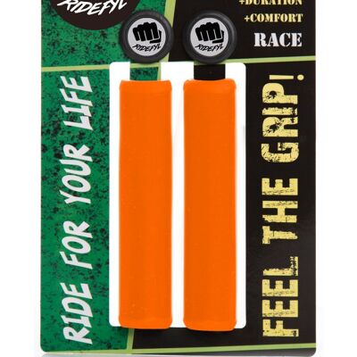Ridefyl Race Orange Mtb Grips