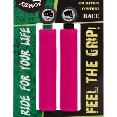 Ridefyl Race Pink Mtb Grips