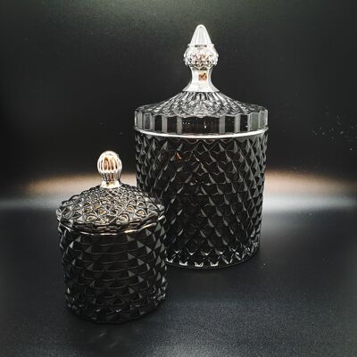 Black Opium -  XL GEO Diamond Glass Candle