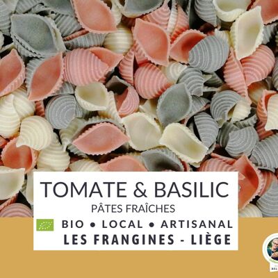 [Temporaire] Pâtes Fraîches bio Tomate & Basilic - Coquillage