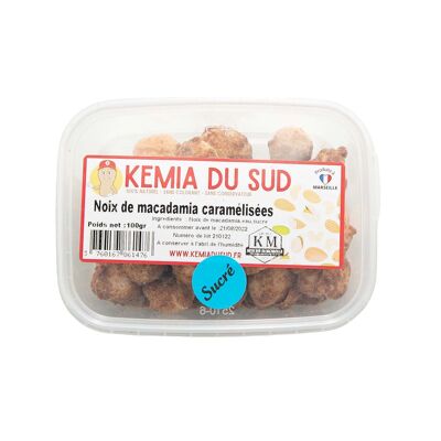 noix de macadamia caramélisées 100g