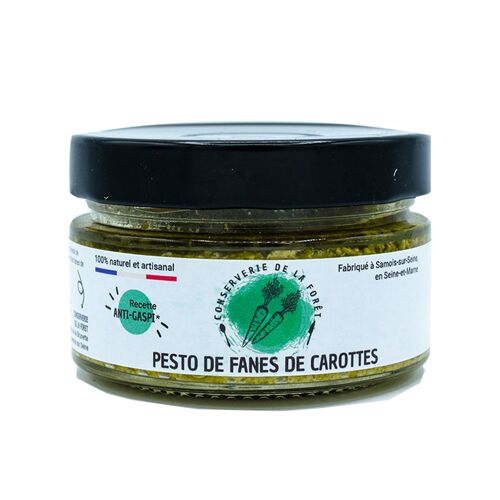 Pesto fanes de carottes parmesan