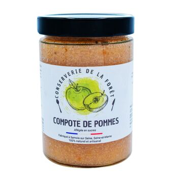 Compote de pommes allégée