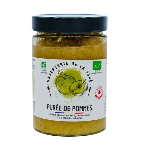 Purée de pommes sans sucre