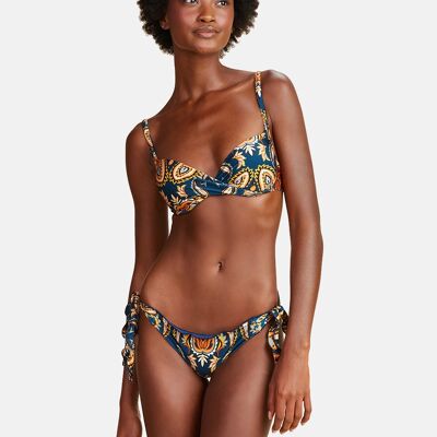 ENSEMBLE DEUX PIÈCES - BIKINI BRALETTE - Surya - Marine