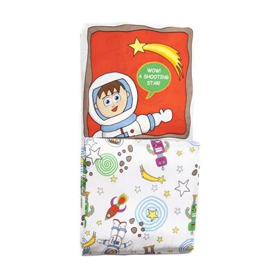 Space Bots Quillow Blanket