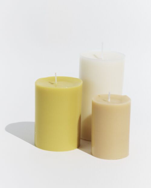 Trio de bougies ‘Pollestres’ Jasmin, Roseau et Mimosa