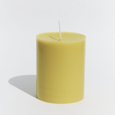 Pillar candle ‘Ortaffa’ Mimosa
