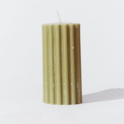 ‘Baixas’ Olive Pillar Candle