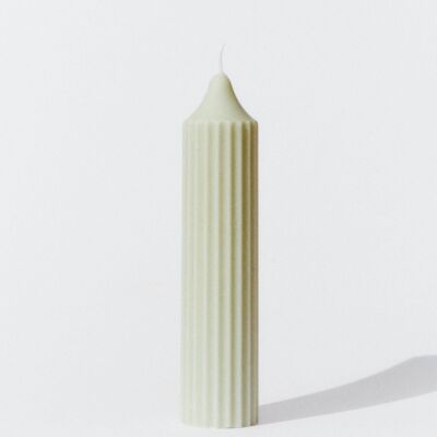 Pillar candle ‘Bages’ Green water