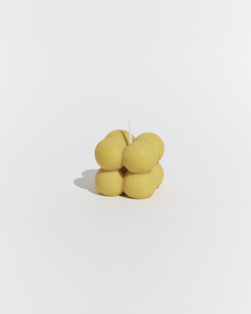 Bougie mini bulles ‘Villemolaque’ Mimosa