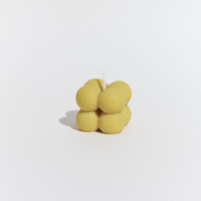 Mini bubble candle ‘Villemolaque’ Mimosa