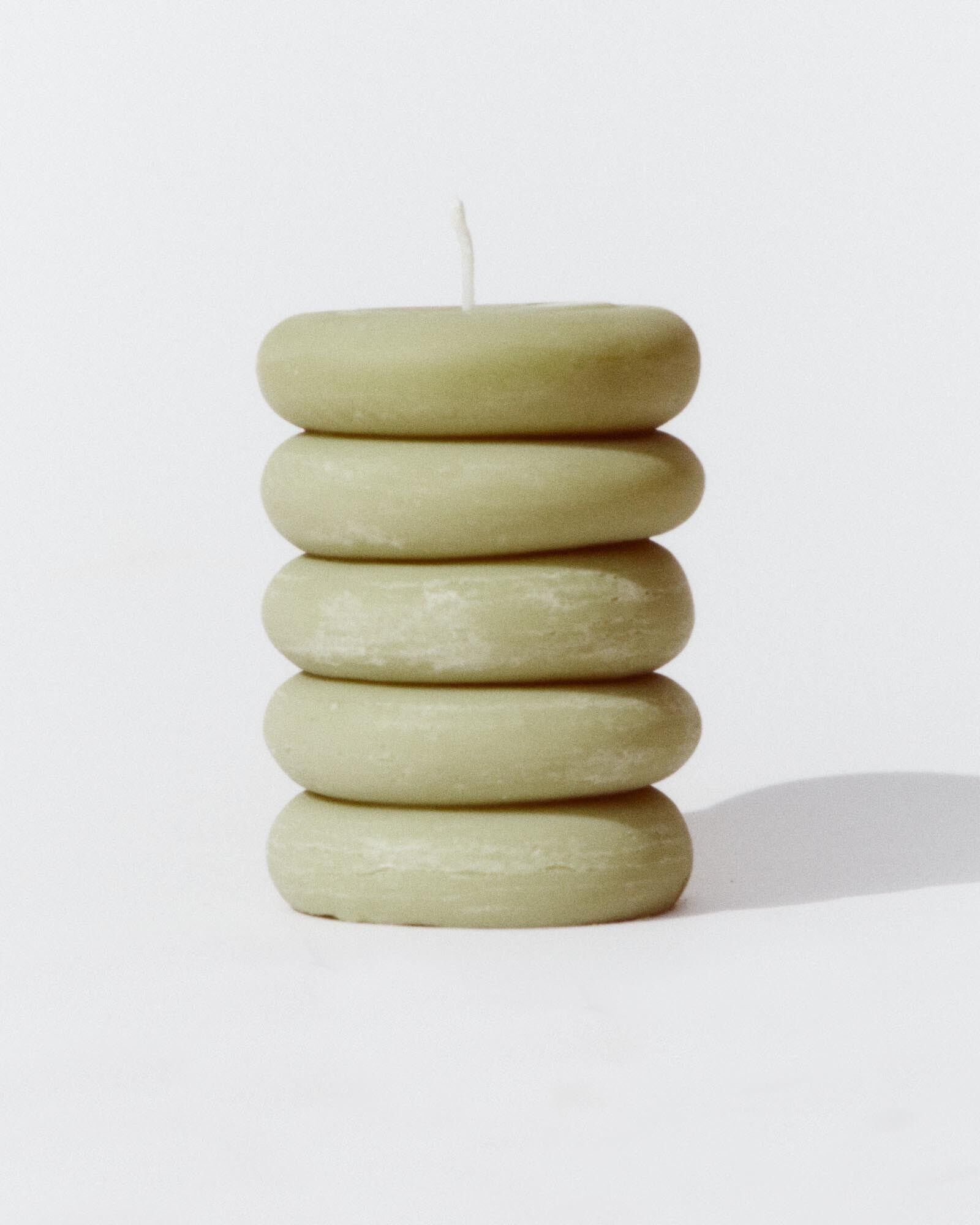 ‘Elne’ Olive Pillar Candle