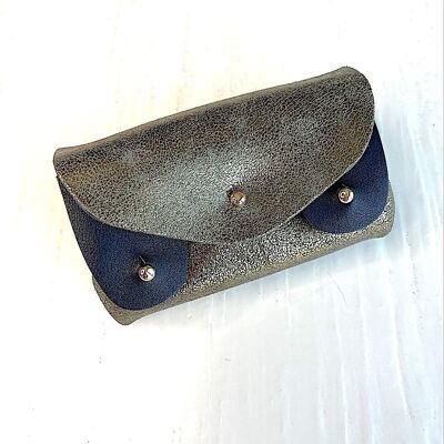 Olive and Black Coin Purse